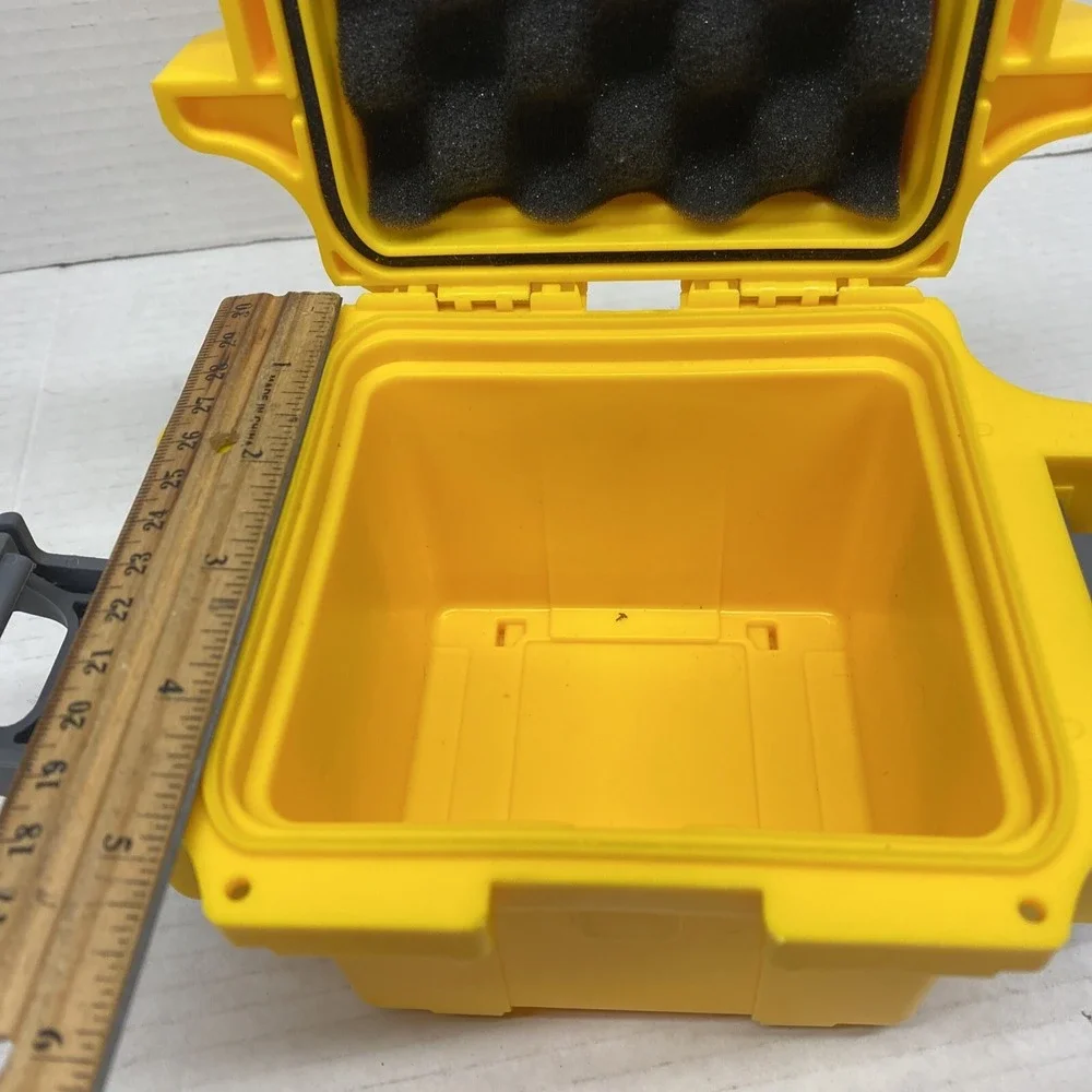 INVICTA Waterproof Heavy Duty Hard Plastic Watch Box Case Storage Yellow